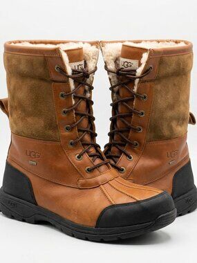UGG Australia Adirondack Waterproof Leather Winter Boots Men’s Size 13 Vibram